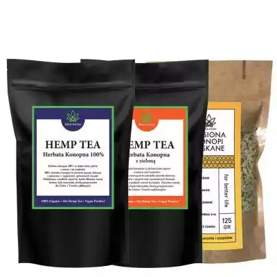 Zestaw Small green seed joy: herbatka ko Podobne : Herbatka konopna z zieloną 25g - Hemp green tea (70:30%) - 698