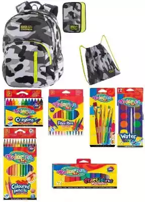 CoolPack - Plecak Camo Yellow Neon + pió Artykuły dla domu > Szkoła > Plecaki, tornistry, piórniki