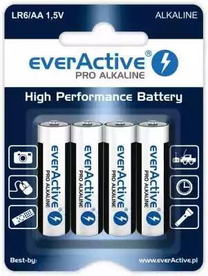 everActive Baterie paluszki LR6/AA blist Podobne : everActive Baterie paluszki LR03/AAA blister 4 szt. - 416418