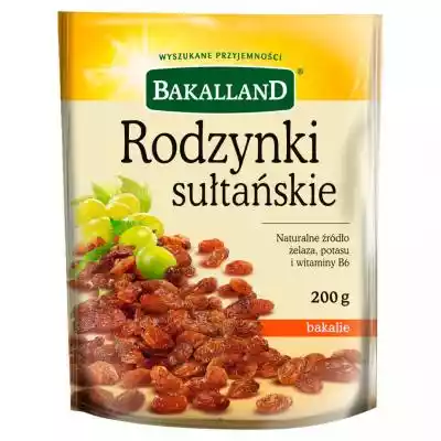 Bakalland - Rodzynki sułtańskie Podobne : Bakalland Ba! Owsianka 5 owoców leśnych 47 g - 839601