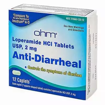 Ohm Loperamide, 2 mg 12 kapsułki (opakow Zdrowie i uroda > Opieka zdrowotna > Zdrowy tryb życia i dieta > Witaminy i suplementy diety