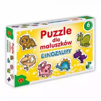 Alexander Puzzle dla Maluszków - Dinozau Podobne : Alexander Puzzle Zwierzęta, Zabawa i Nauka - 266461