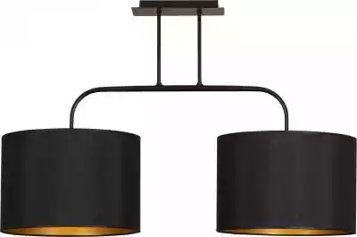 Lampa wisząca zwis Nowodvorski Alice Gold 2x100W E27 czarna/złota 4962 - Nowoczesna lampa wisząca o estetycznym wykonaniu,  renomowanej firmy Nowodvorski. Abażur wykonany z tkaniny,  zawieszenie w kolorze czarnym . Przedstawiana oprawa nie tylko rozświetli pomieszczenie,  ale będzie efekto