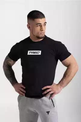 Czarny T-Shirt Męski Basic Tshirt 137 Tr trec wear 2022