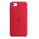 Etui ochronne Apple iPhone SE Silicone Case Czerwony (product red)