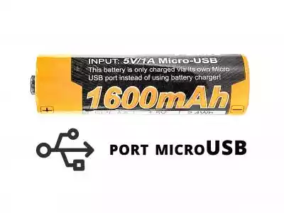 Akumulator Fenix USB ARB-L14U (14500 160 Podobne : Akumulator Fenix USB ARB-L16UP (16340 RCR123 700 mAh 3,6 V) (ARB-L16UP-700) - 198953