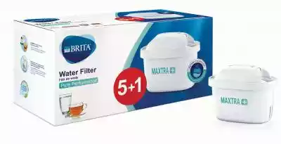 Filtry do wody Wkład Brita Maxtra + Pure Performance 5+1,  6 sztMetoda na czystszą wodę! BRITA MAXTRA+ Pure Performance - Rekomendowany do wody miękkiej i średnio twardejMikroperełki węgla aktywnego wytwarzane z łupin orzechów kokosowych:zatrzymują w milionach porów chlor oraz inne substan