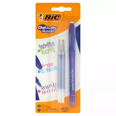 BIC - Długopis Gel-ocity niebieski zmazywalny + wkłady