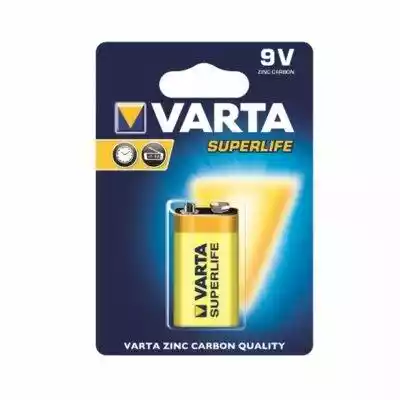 Varta Bateria cynkowa 9V Superlife 10szt Podobne : Varta Bateria cynkowa 9V Superlife 10szt. - 389742