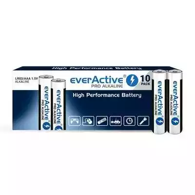 Niezawodne baterie alkaliczne od everActive. PRO ALKALINE to najwyższa linia baterii alkalicznych do profesjonalnych zastosowań. Pojemność ok. 1250 mAh. 10 lat przydatności.