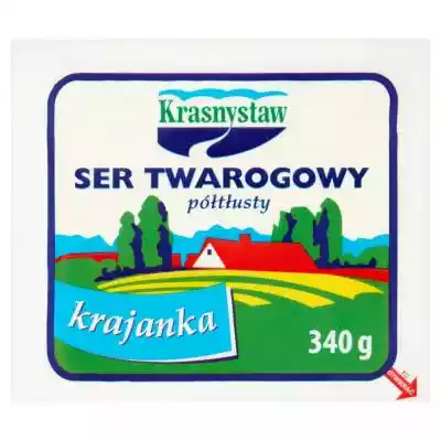Krasnystaw - Ser twarogowy półtłusty Produkty świeże/Masło, mleko, nabiał, jaja/Twaróg