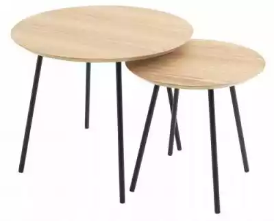 Stoliki kawowe skandynawskie zestaw kpl  Podobne : Skandynawskie krzesło kubełek z podłokietnikami niebieskie na naturalnych drewnianych nogach GRAPO - 160949