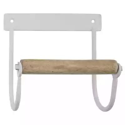 Uchwyt na papier toaletowy White Ib Laur Podobne : Fotel w stylu skandynawskim na drewnianych nóżkach welur butelkowa zieleń ACRIDO - 160310