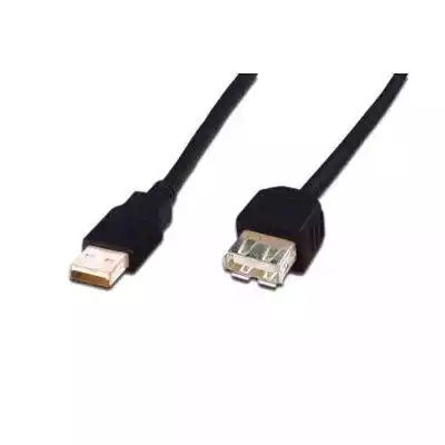 Przedłużacz USB 2.0 5m czarny ASSMANN Kable USB