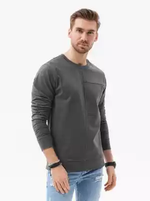 Bluza męska bez kaptura z przeszyciami - Podobne : Grafitowa koszulka męska ze srebrnym nadrukiem T-SLIV - 26844