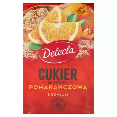 Delecta Premium Cukier ze skórką pomarań Podobne : Delecta - Aromat do ciast pomarańczowy - 250318