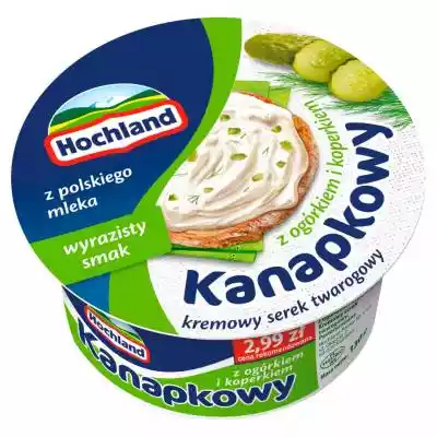 Hochland - Serek Kanapkowy z ogórkiem i  Podobne : HOCHLAND Serek kanapkowy czekoladowy 130 g - 256970