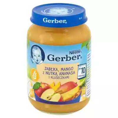 Gerber Jabłka mango z nutką ananasa i kl Dziecko > Żywność dla dzieci > Desery, ciastka