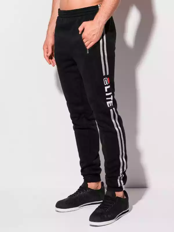 Spodnie męskie dresowe 1286P - czarne
 -                                    M  ceny i opinie