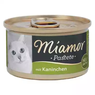 Miamor Pastete, 12 x 85 g - Królik Podobne : Miamor Cat Snack pasta z wątróbką - 66 x 15 g - 343664