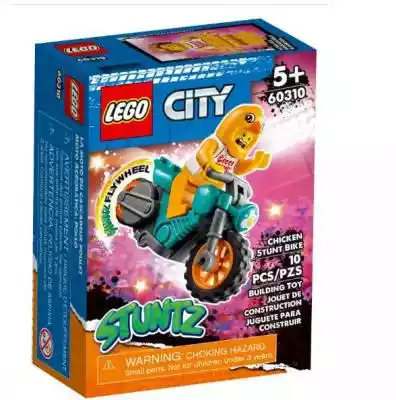 LEGO - City Motocykl kaskaderski z kurczakiem 60310