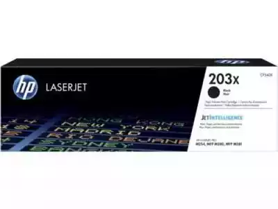 HP 203X Czarny Toner Cartridge CF540X Podobne : HP Color LaserJet 220V Fuser Kit grzałka utrwalająca CB458A - 403910