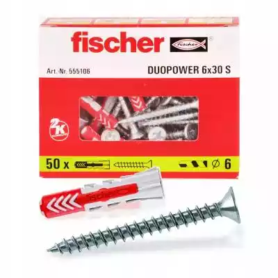 Kołek uniwersalny Duopower 6x30 S Fische Podobne : Kołek Fischer Duopower 6x30 mm z wkrętem 50 szt - 1912106