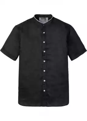 Koszula z krótkim rękawem i stójką Podobne : Koszula męska klasyczna jeansowa -niebieska V1 K568
 -                                    XL - 119011