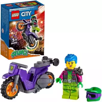 LEGO - City Wheelie na motocyklu kaskaderskim 60296