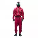 Squid Game Jumpsuits Loose Men Women Casual Solid O Neck With Pocket Jumpsuit Romper Round Six Cosplay Costumes XS