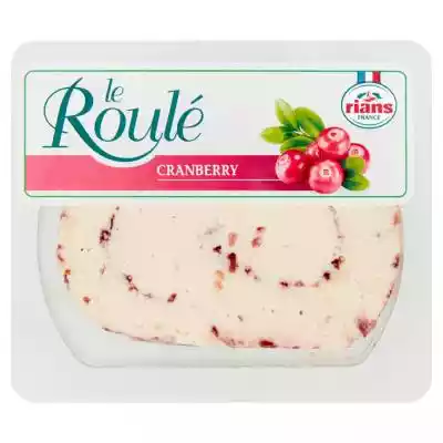 Rians - Rolada serowa z żurawiną Podobne : Rians - Jogurt kozi o smaku waniliowym - 235878