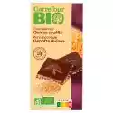 Carrefour Bio Ekologiczna czekolada z karmelizowaną ekspandowaną komosą ryżową 100 g