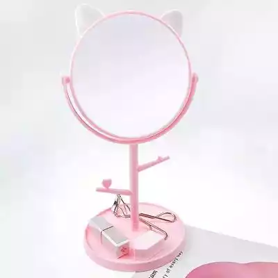 Xceedez Fong Desk Mirror In Cute Cat Ear Podobne : Xceedez Duże lustro do rzęs, obrót swobodny o 270 stopni, lekkie lusterko do makijażu do przedłużania rzęs (różowy) - 2712690