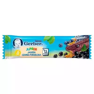 Gerber Junior Batonik jagoda czarna porz Podobne : Batonik owocowy - jeżyna i mięta Fruit Mood, 20g - 302257