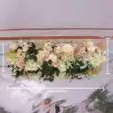 Yyqx 50/100cm Ślub Kwiatowa aranżacja ścienna Dostawy Jedwabna piwonia Sztuczny wystrój rzędu kwiatów D2 (właso) L