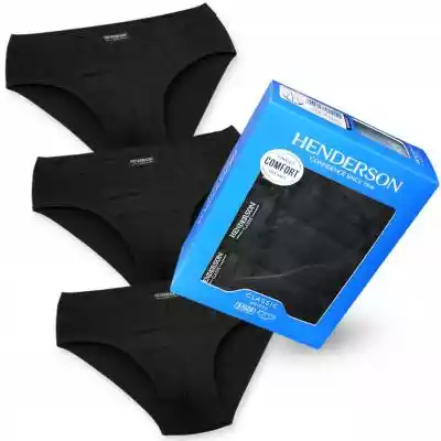 Henderson Slipy męskie 100% bawełna 3pak czarne XL