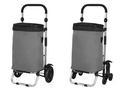 Wózek na zakupy TOPMOVE »TET 40 A1«,  odblaskowyOpis produktu	torba z tkaniny odblaskowej	może być również używany oddzielnie jako torba do noszenia dzięki paskowi na ramię i łatwo odpinanym zapięciom na rzepy	przestronna komora główna z bocznym uchwytem na