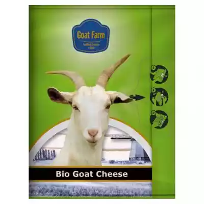 Goat Farm - BIO Ser Kozi plastry Podobne : GOAT FARM Ser kozi wędzony w plastrach 100 g - 253742