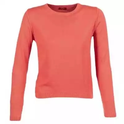 Swetry BOTD  ECORTA  Pomarańczowy Dostępny w rozmiarach dla kobiet. S, XS. Skład: 50% bawełna,  50% akryl Wagam² : 210g  m²  Dzianina: 12