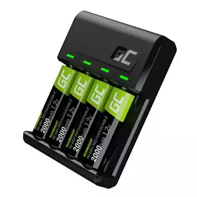 Green Cell Ładowarka VitalCharger + 4x a Smartfony i lifestyle/Ładowarki i powerbanki/Ładowarki do smartfonów