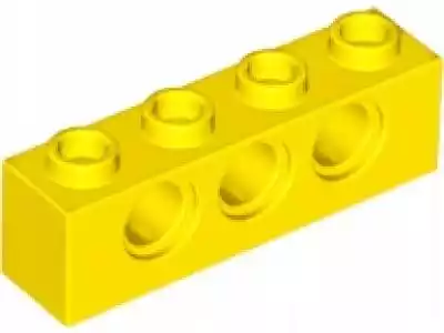 Lego Technic 1x4 Żółty (3701/370124) 1 s Podobne : 22085N Lego 3701 4213607 brick 1x4 c.szary Db 1szt - 3170812
