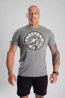 Szary T-Shirt Męski Circle Grey Melange 