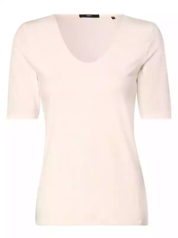 zero - T-shirt damski, biały zero ceny i opinie