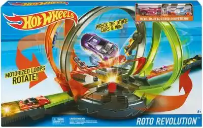 Tor samochodowy HOT WHEELS Roto rewolucj Podobne : Hot Wheels Zestaw City Pętla T- rexa - 269150