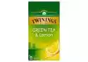 TWININGS Zielona herbata o smaku cytrynowym 40 g (25 torebek)