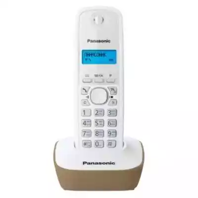 Panasonic KX-TG1611 dect white/beige Smartfony Telefony/Telefony/Telefony stacjonarne bezprzewodowe