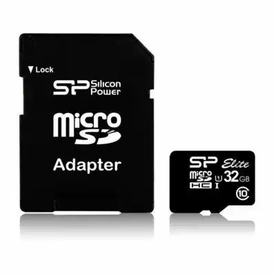 Karta pamięci MicroSDHC Silicon Power El Podobne : Silicon Power Power Bank QP75 USB Type-A, C, Micro 10,000mAh czarny - 315324