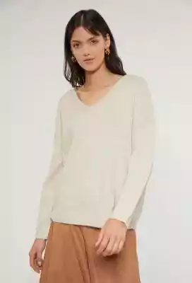 Klasyczny sweter damski Podobne : Brązowy sweter damski: moherowy, oversize - sklep z odzieżą damską More'moi - 2677