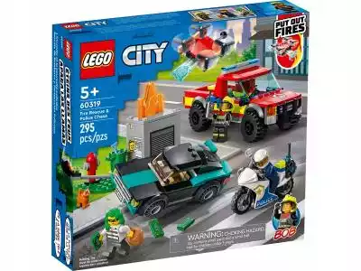 Lego City Akcja strażacka i pościg 60319 Podobne : Lego City 60319 Akcja strażacka Dla 7 Latka - 3122529