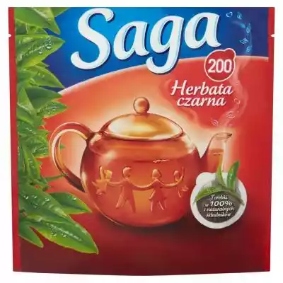 Saga Herbata czarna 280 g (200 torebek) Podobne : Saga 90 torebek herbata czarna ZESTAW 12 x 90 - 2192251